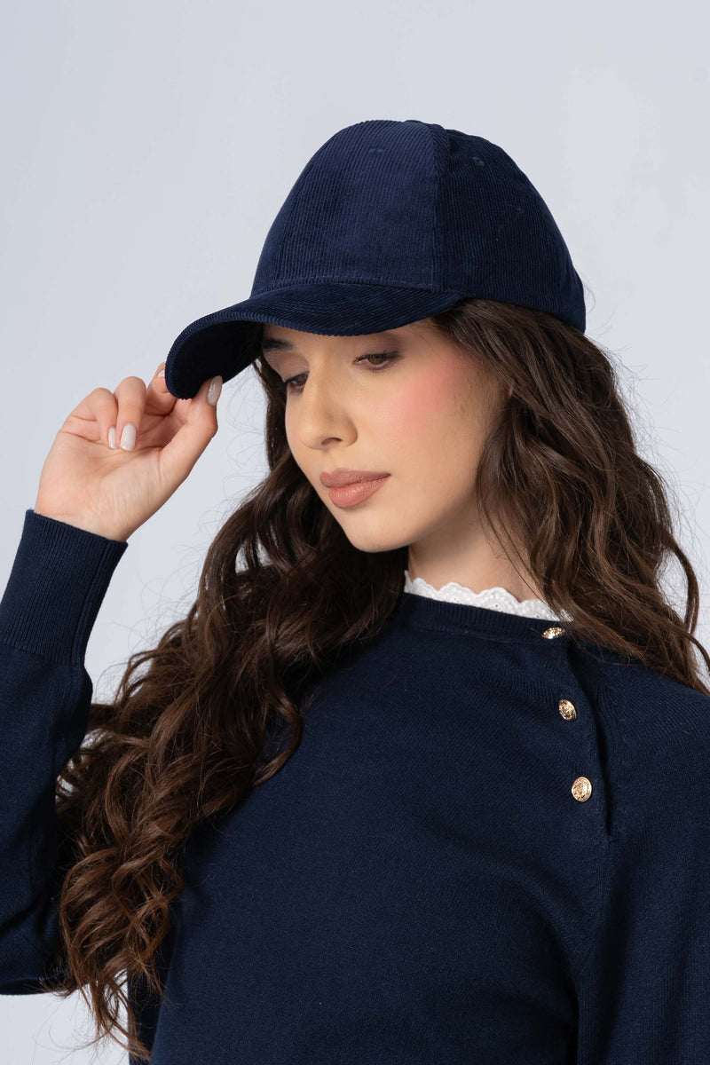 Stylish ribbed peaked cap - Hat LYNAYX