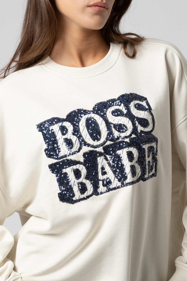 Felpa con stampa lettering - Sweatshirt BULMANX