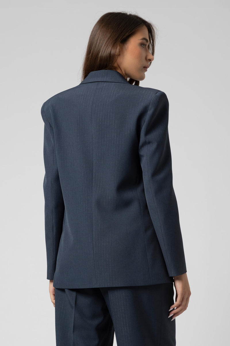 Giacca monopetto gessata - Jacket CATALINAX
