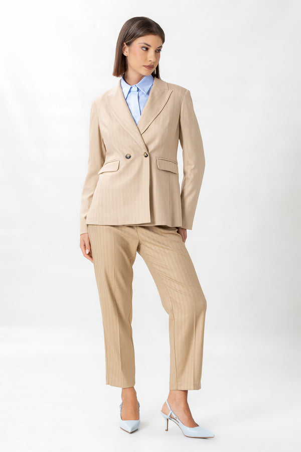 Giacca doppiopetto con revers - GIACCA YELENIAX