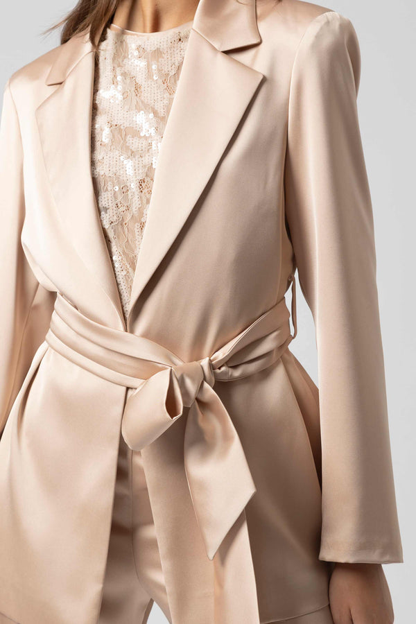 Veste fluide ceinture à nouer - veste CORIALEX