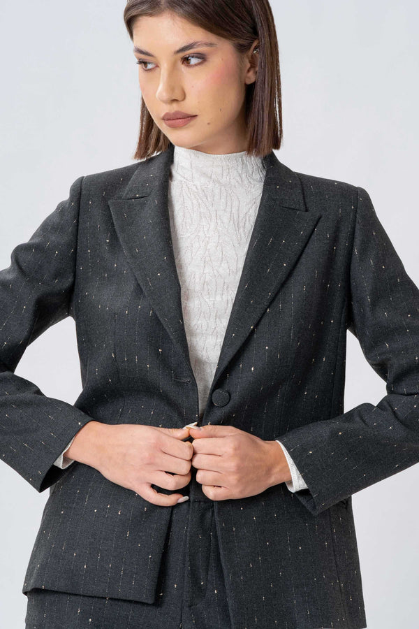 Giacca in tessuto lurex - GIACCA ENELDX