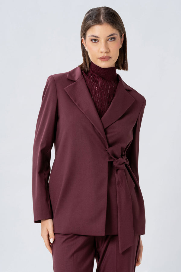 Giacca elegante con nodo - GIACCA TALIKAX