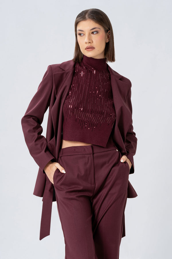 Giacca elegante con nodo - GIACCA TALIKAX