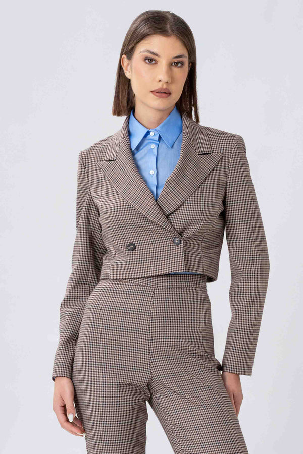 Giacca corta con revers - GIACCA CORTA BERLAX