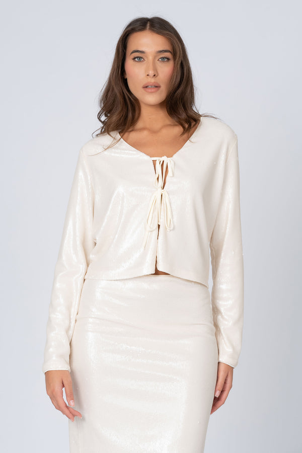 Giacca cropped con paillettes - Giacca XMAX Kocca RTW