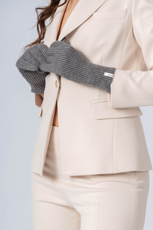 Knitted warm full coverage gloves - Gloves URIELLEX