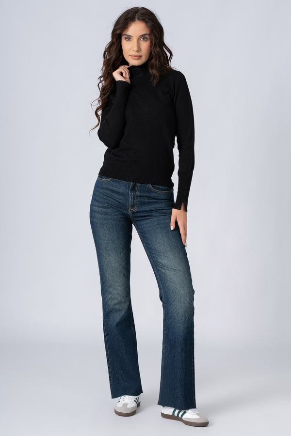 High necked contoured fit top - Sweater BANAPANGAX