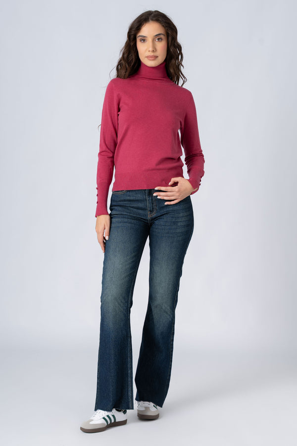 High necked contoured fit top - Sweater BANAPANGAX