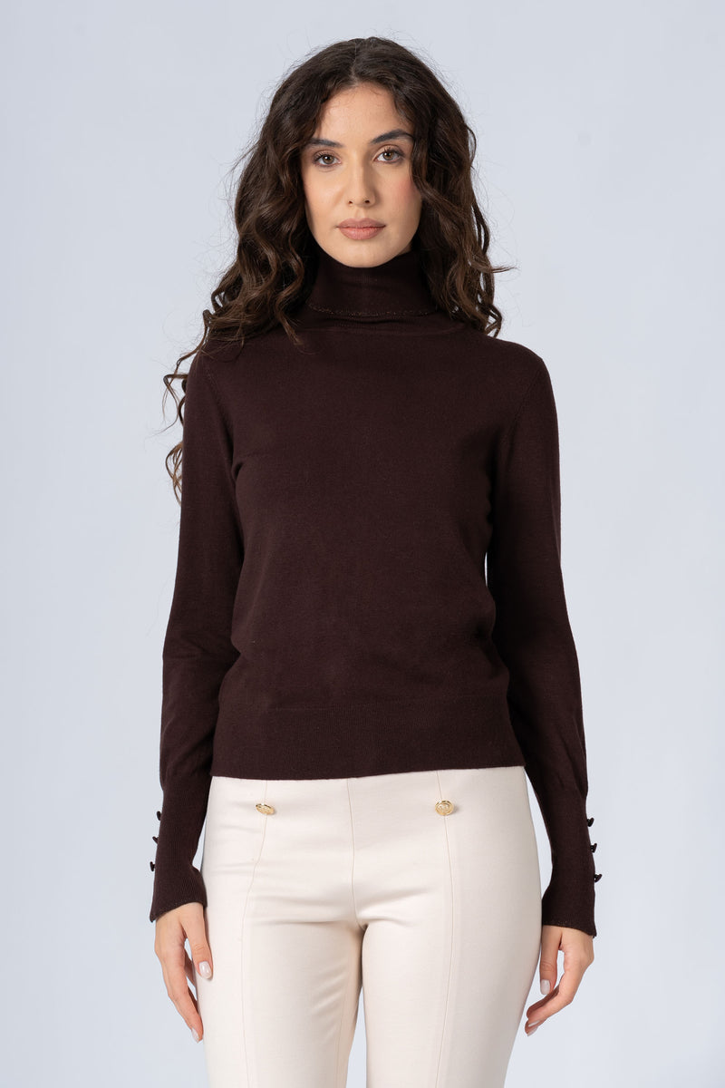 Maglia dolcevita nera - MAGLIA M/L BANAPANGAX