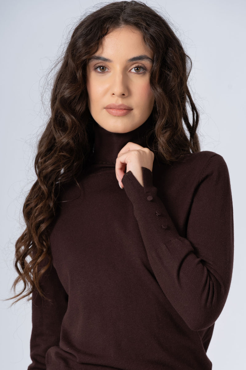 Maglia dolcevita nera - MAGLIA M/L BANAPANGAX
