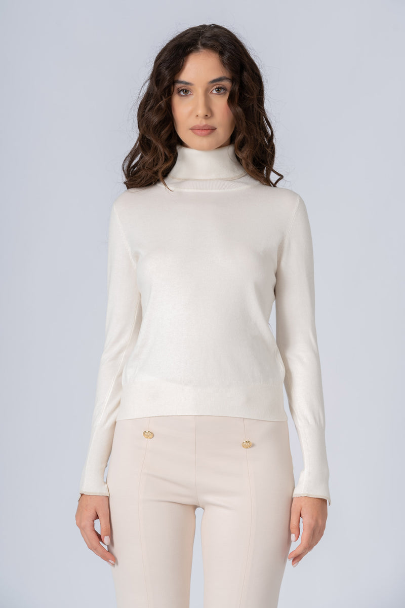 High necked contoured fit top Sweater BANAPANGAX