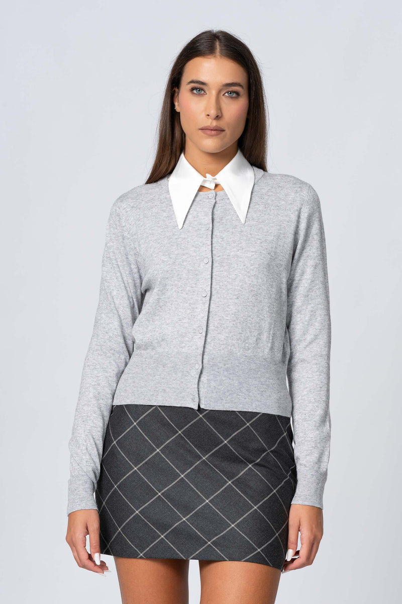 Maglia cardigan stile minimal - Maglia Cardigan M/L AGOTAX