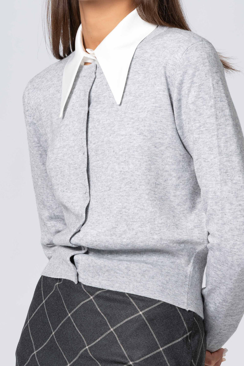 Maglia cardigan stile minimal - Maglia Cardigan M/L AGOTAX