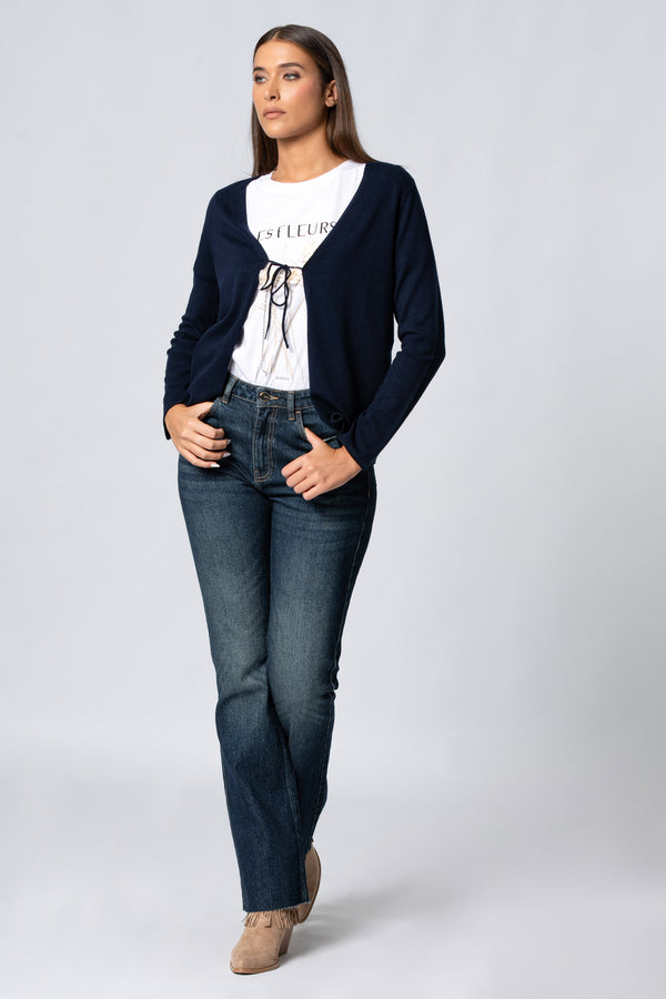 Cardigan con chiusura a fiocco - Maglia Cardigan M/L ONEX