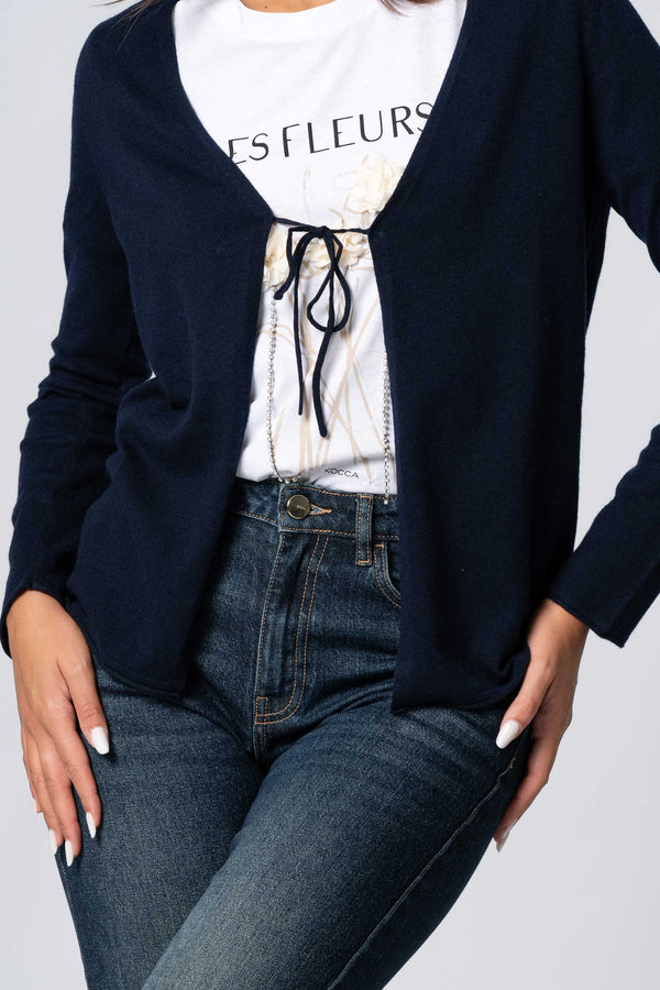 Cardigan con chiusura a fiocco - Maglia Cardigan M/L ONEX