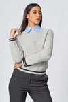 Maglia girocollo con profili a contrasto - Maglia M/L RAIDEX
