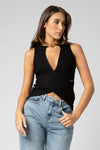 Top con dettaglio catena - Top In Maglia STEVAX