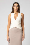 Top con dettaglio catena - Top In Maglia STEVAX