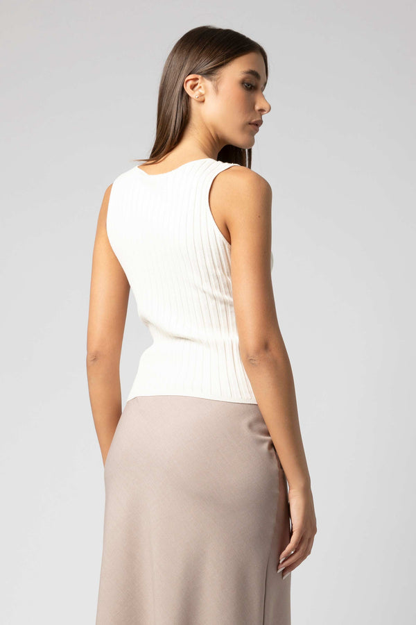 Top con dettaglio catena - Top In Maglia STEVAX
