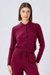 Haut manches longues col boutonné - Pull  VEAX