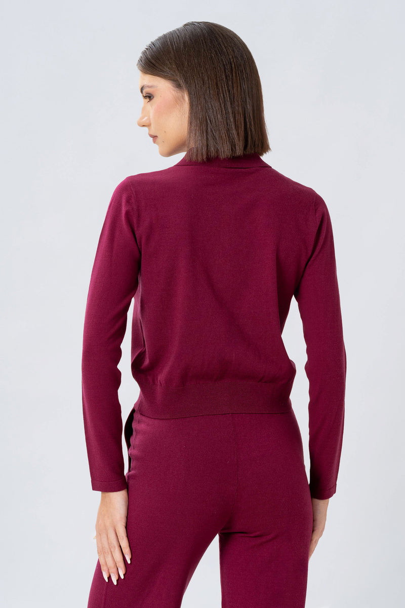 Haut manches longues col boutonné - Pull  VEAX