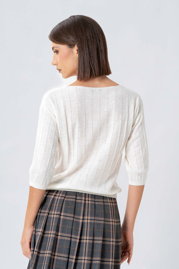Maglia con scollo a barchetta - MAGLIA M/M ELLIX