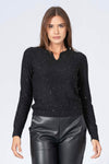 Maglia con micro strass - MAGLIA M/L ESTELLAX