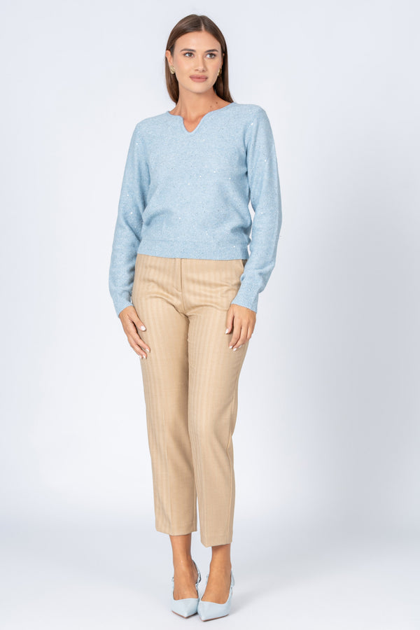 Maglia con micro strass - MAGLIA M/L ESTELLAX