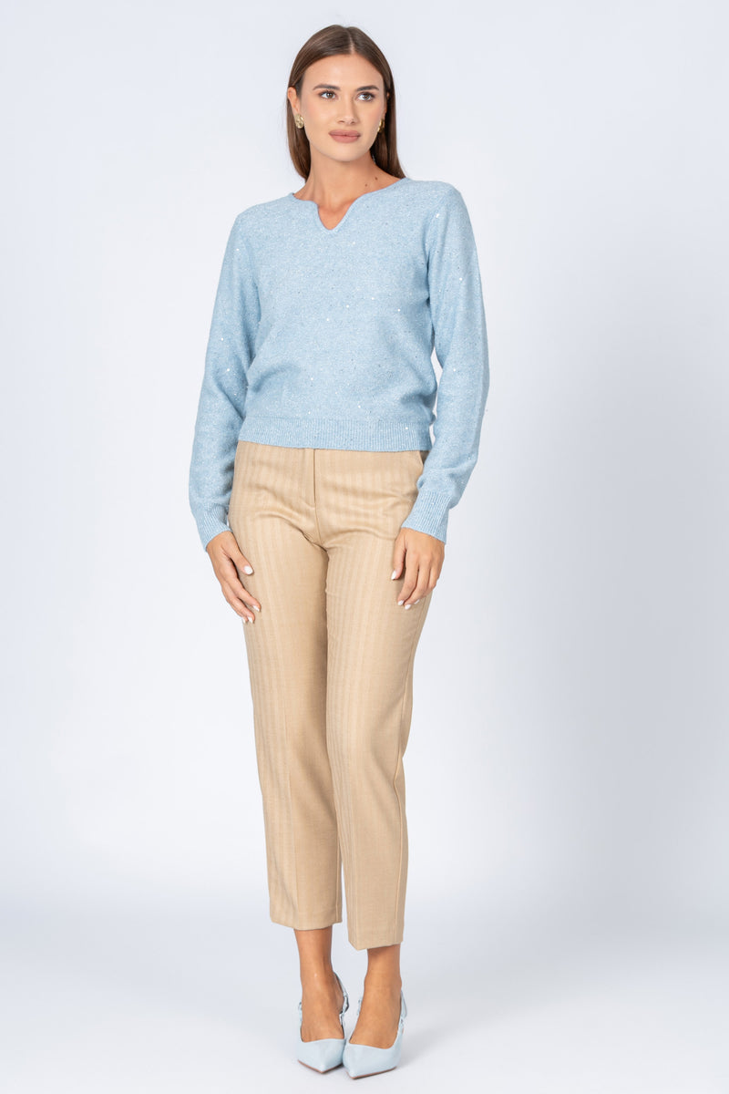 Maglia con micro strass - MAGLIA M/L ESTELLAX
