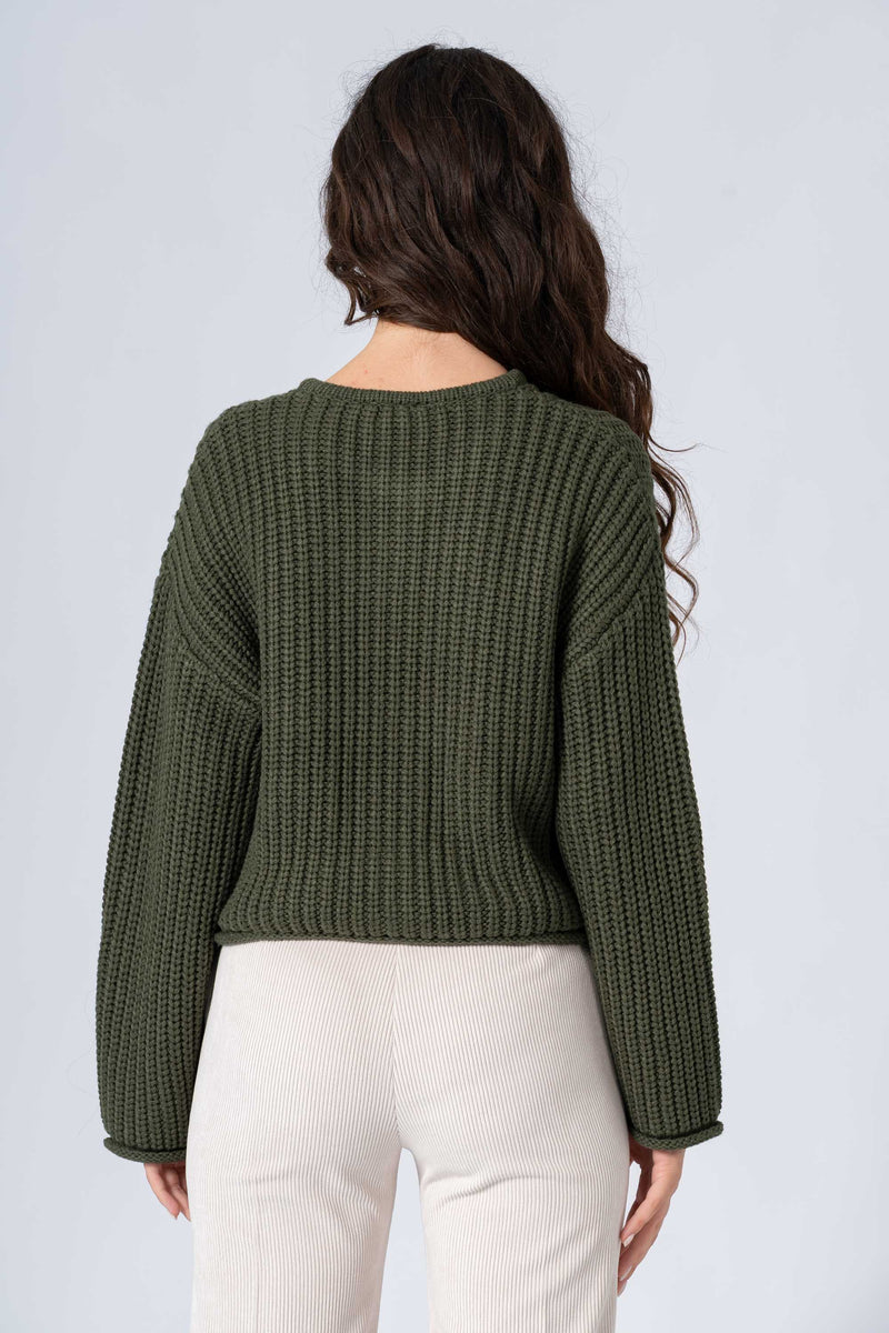 Maglia cardigan con bottoni dorati - MAGLIA CARDIGAN M/L HAMALYX