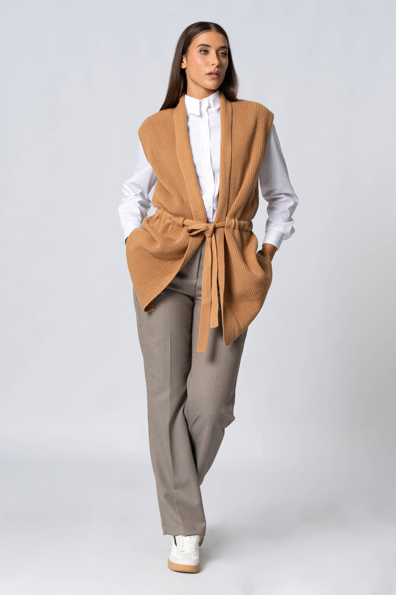 Giet lungo in maglia - Gilet In Maglia KATIAX