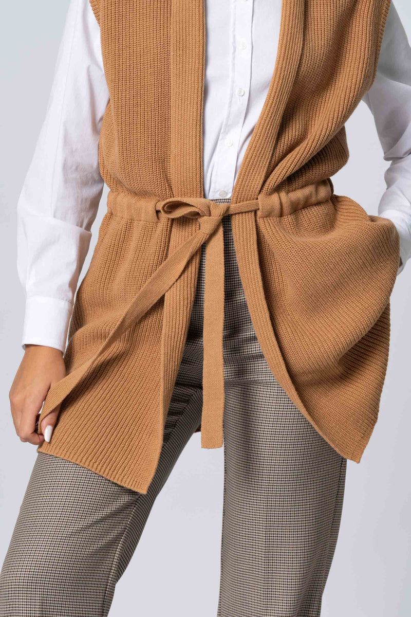 Giet lungo in maglia - Gilet In Maglia KATIAX
