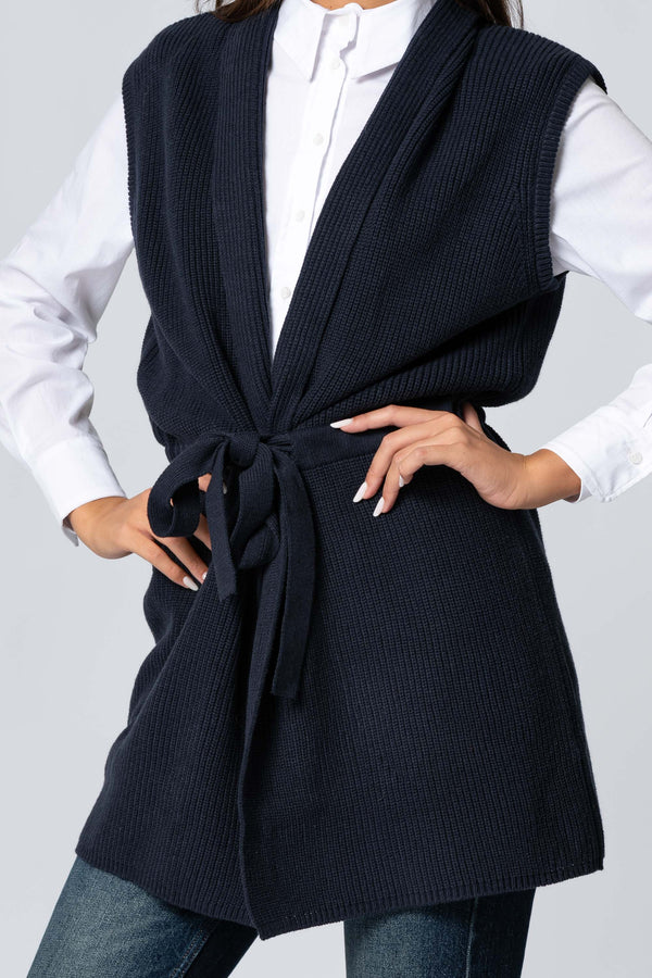 Giet lungo in maglia - Gilet In Maglia KATIAX