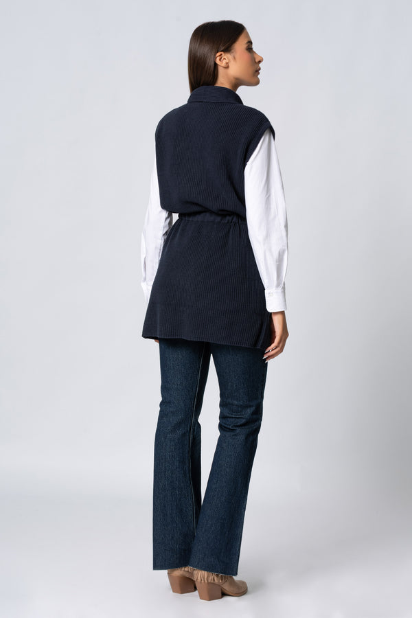 Giet lungo in maglia - Gilet In Maglia KATIAX
