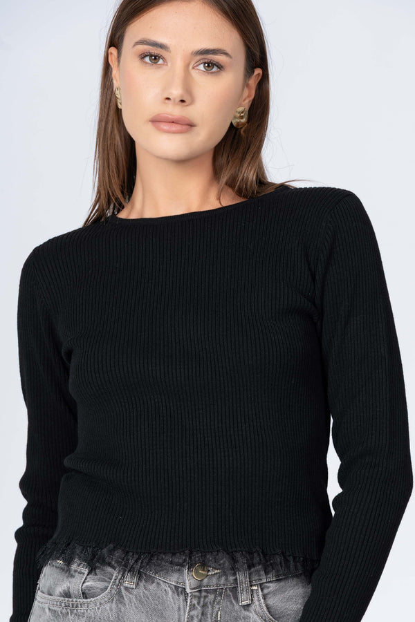 Maglia con scollo rotondo - MAGLIA M/L KEAX