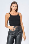 Top in maglia con scollo in pizzo - TOP IN MAGLIA KIDAX
