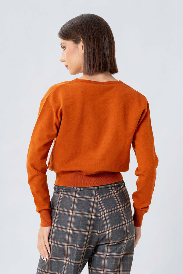Maglia con scollo a V - MAGLIA M/L KASIAX