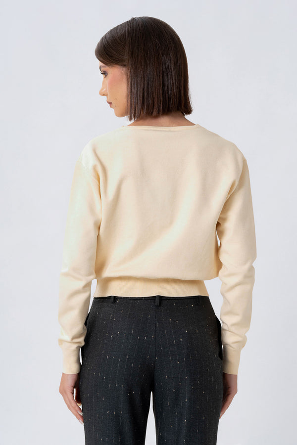 Maglia con scollo a V - MAGLIA M/L KASIAX