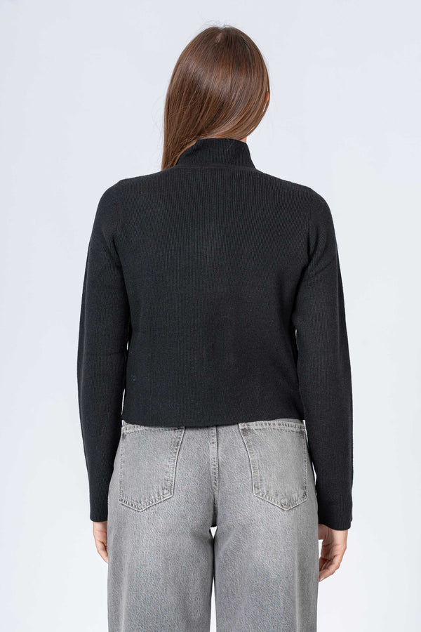 Cardigan pull manches longues avec strass - Tricot CARDIGAN  JAYX