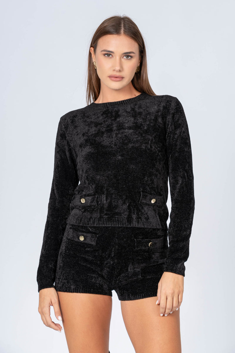 Maglia girocollo con tasche - MAGLIA M/L RINIEX