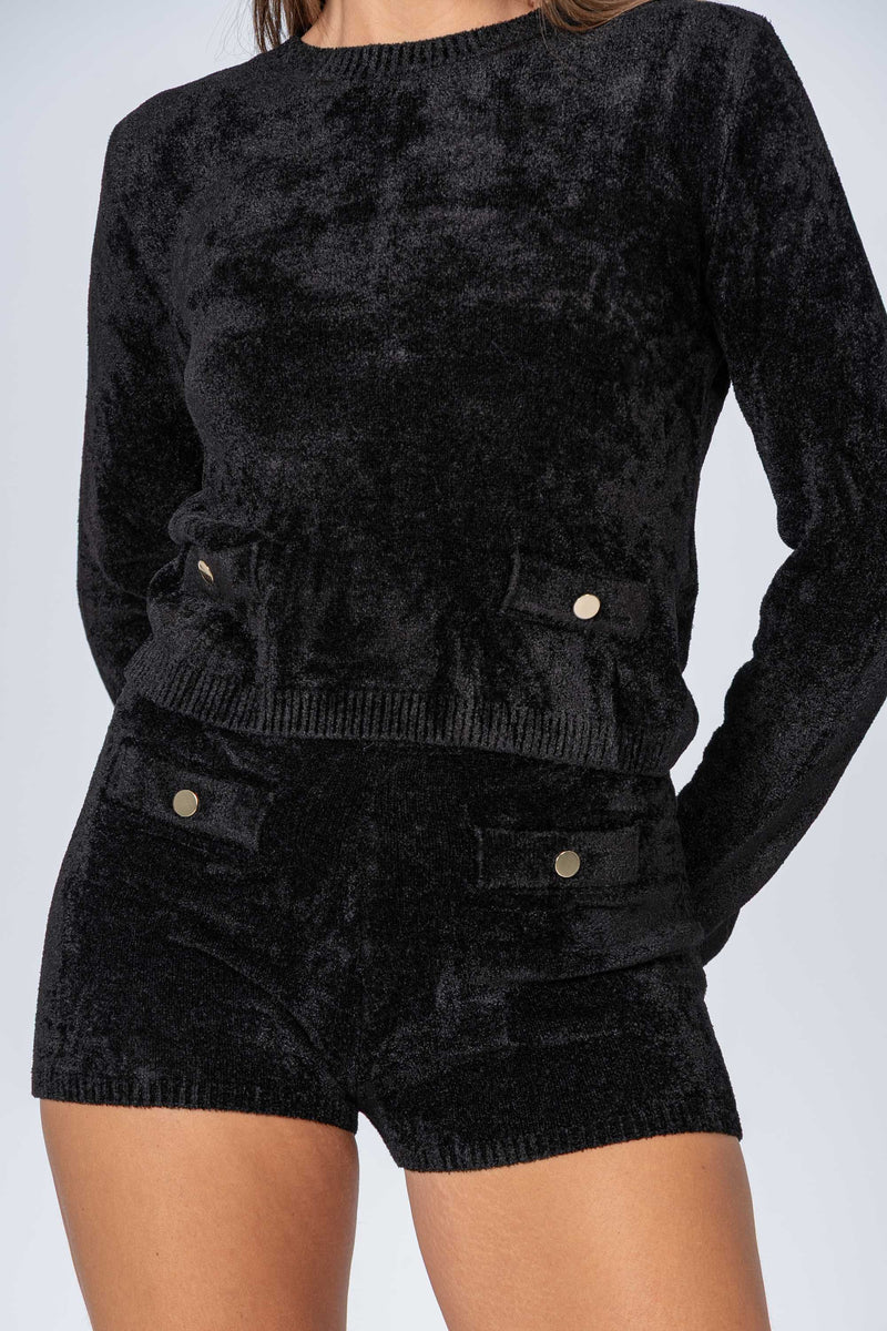 Maglia girocollo con tasche - MAGLIA M/L RINIEX