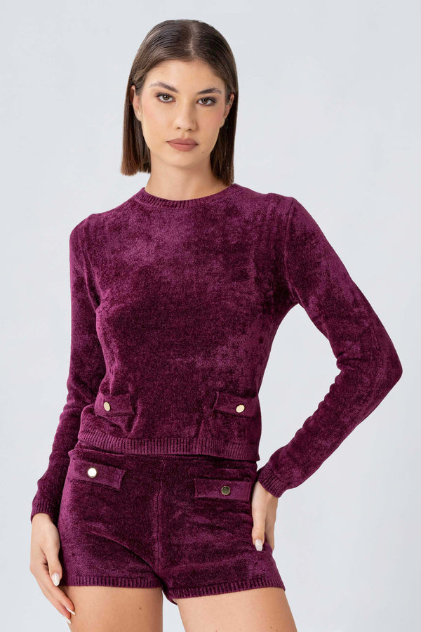 Maglia girocollo con tasche - MAGLIA M/L RINIEX
