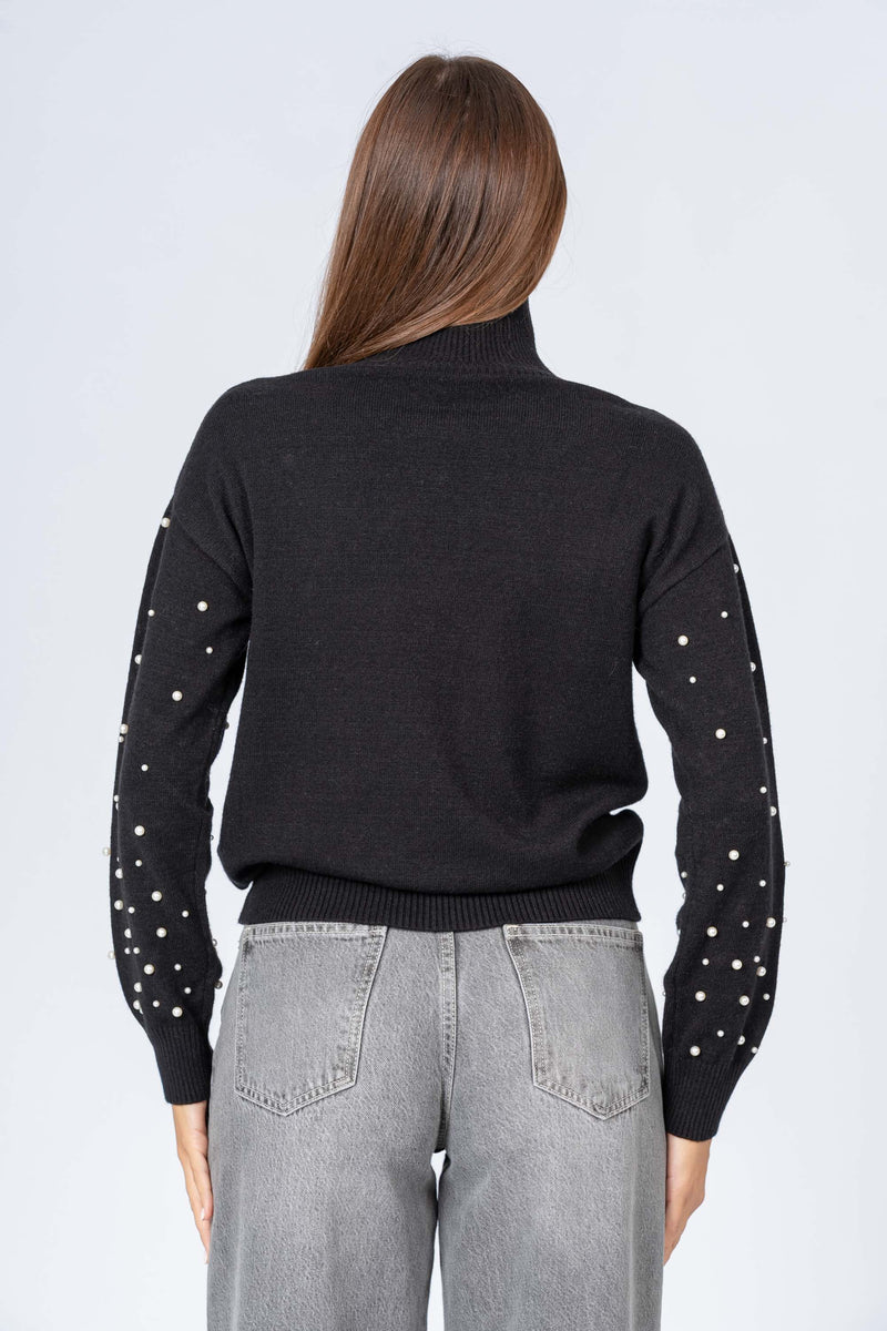 Maglia con perle applicate - MAGLIA M/L MABELLAX