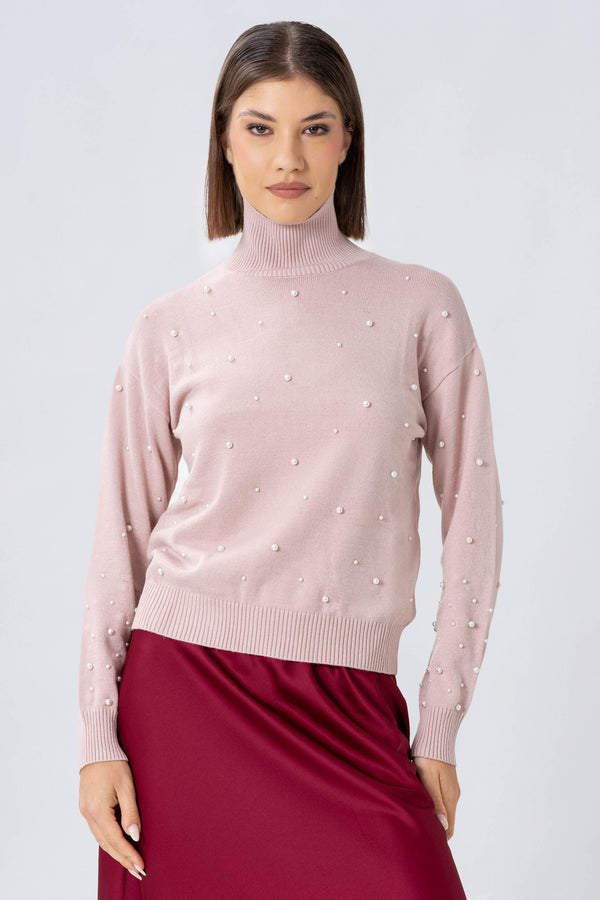 Maglia con perle applicate - MAGLIA M/L MABELLAX