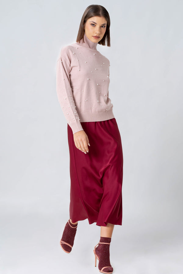 Maglia con perle applicate - MAGLIA M/L MABELLAX