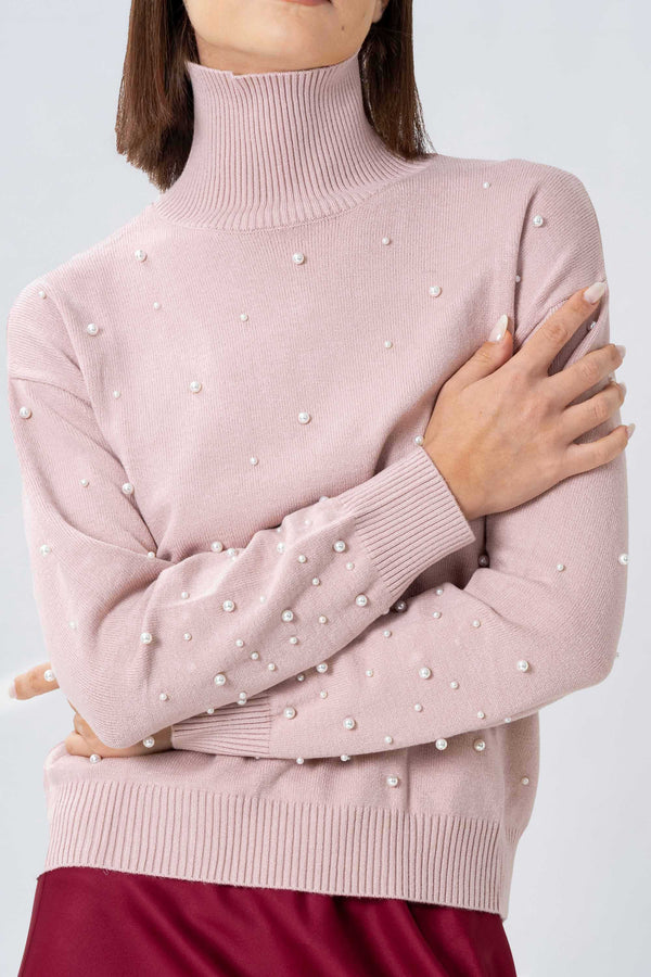 Maglia con perle applicate - MAGLIA M/L MABELLAX