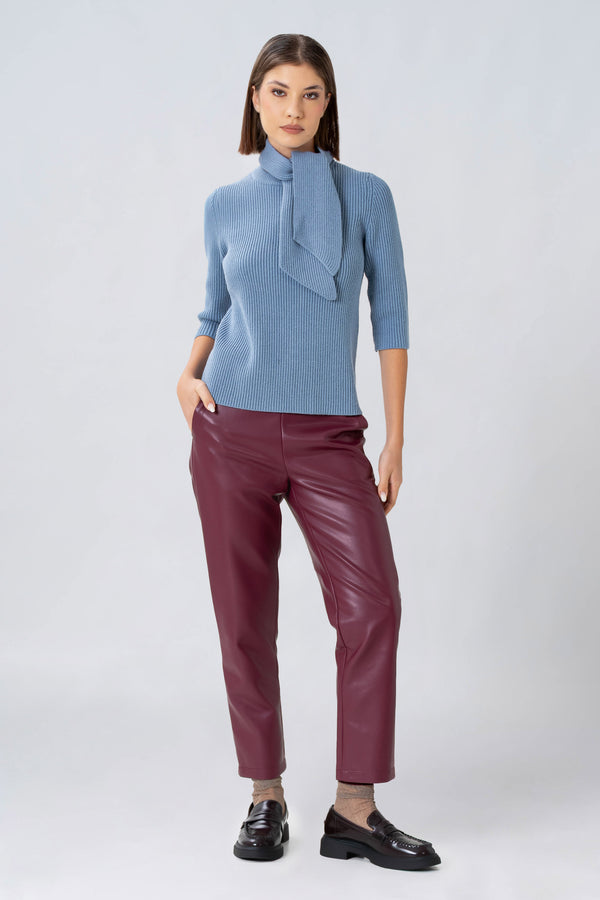 Maglia con collo a sciarpa - MAGLIA M/L NICOLAX