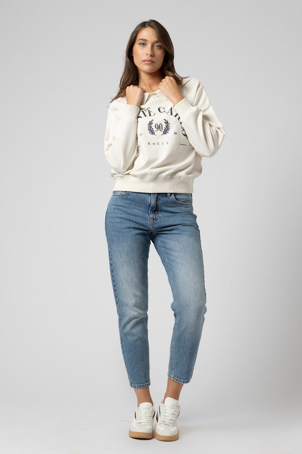 Pantalon en denim longueur cheville - Pantalon Denim MYLVAX