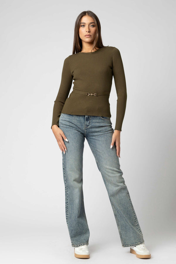 Pantaloni straight fit in denim - Pantalone Denim MAYTEX